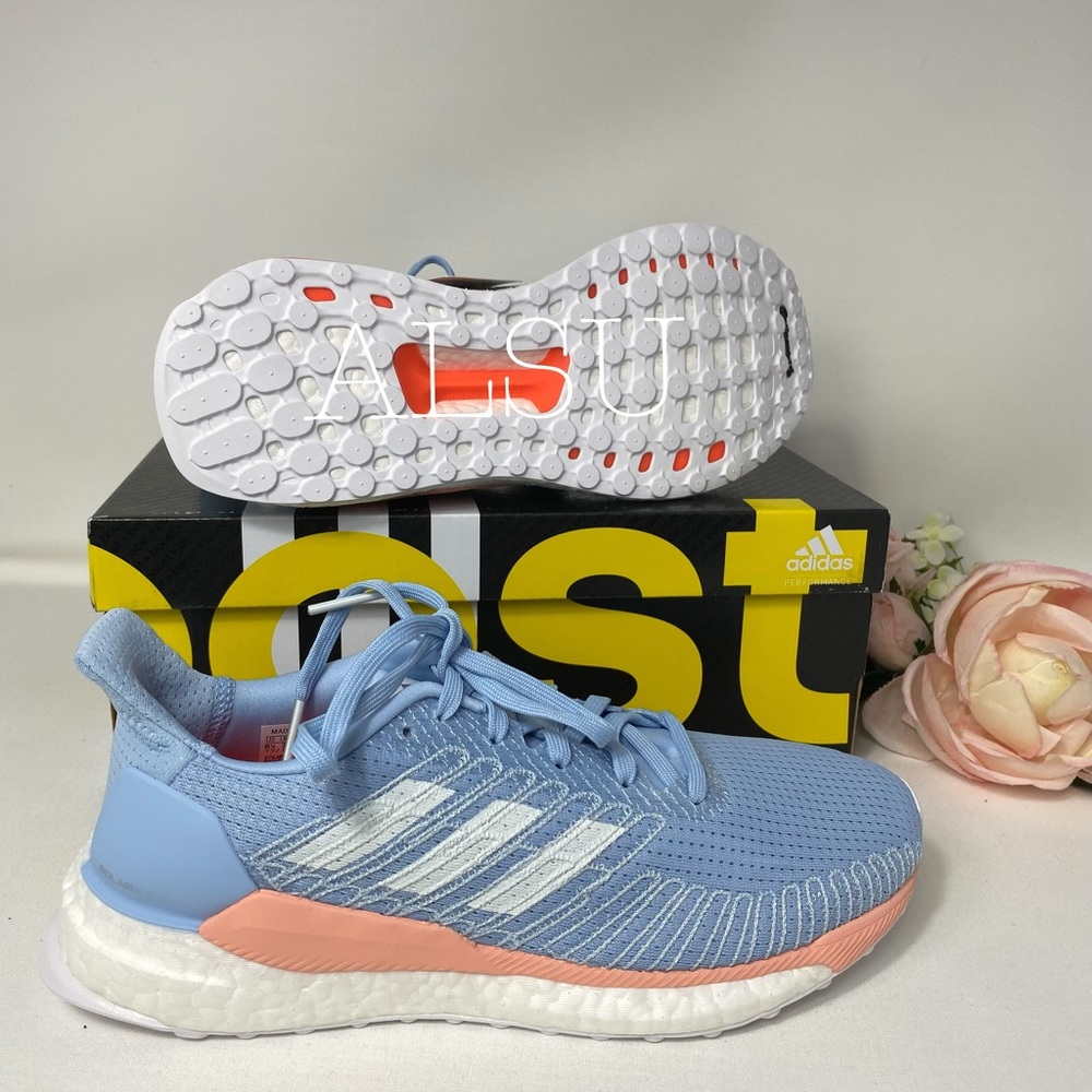 Adidas Solar Boost Blue Canvas Low Top AUTHENTIC - Picture 6 of 8